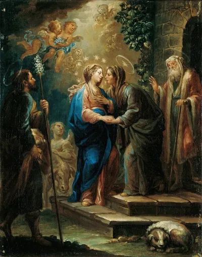 The Visitation by Jerónimo Ezquerra — digital art print download