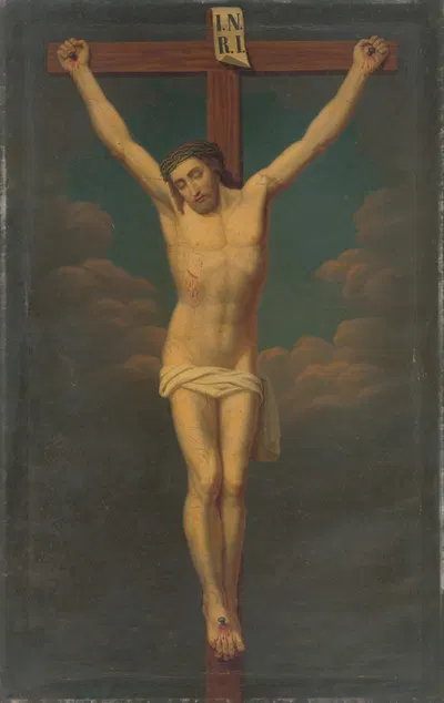 Christ on the Cross by Jozef Božetech Klemens, 1870–1880 — digital art print download