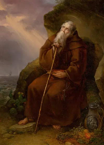 Saint by Йозеф Гиновский, 1835 — digital art print download