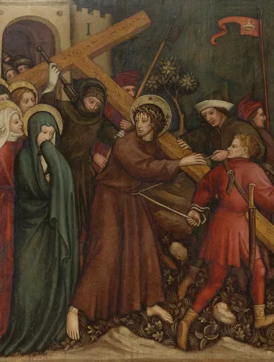 Kreuztragung by Umkreis des Meisters des Andreasaltars — digital art print download