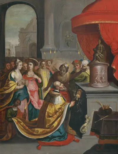Solomon's Idolatry by Мастер Франса Франкена-младшего, 1630–1640 — digital art print download