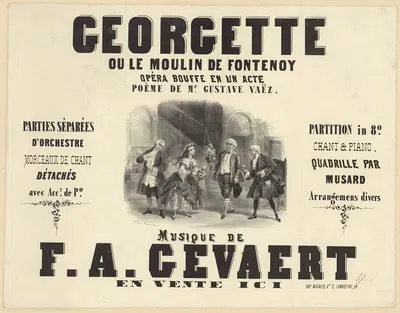 Georgette ou le moulin de Fontenoy by Виктор Куандр, 1854 — digital art print download
