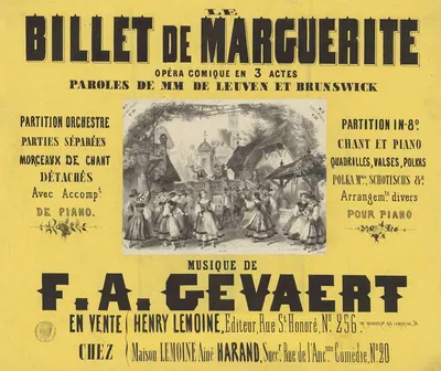Le Billet de Marguerite by Виктор Куандр, 1854 — digital art print download