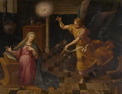 The Annunciation by Франс Пурбюс Старший — digital art print download