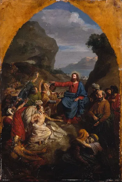 Jesus Christ healing the sick by Жан-Пьер Гранже, 1828-1835 — digital art print download