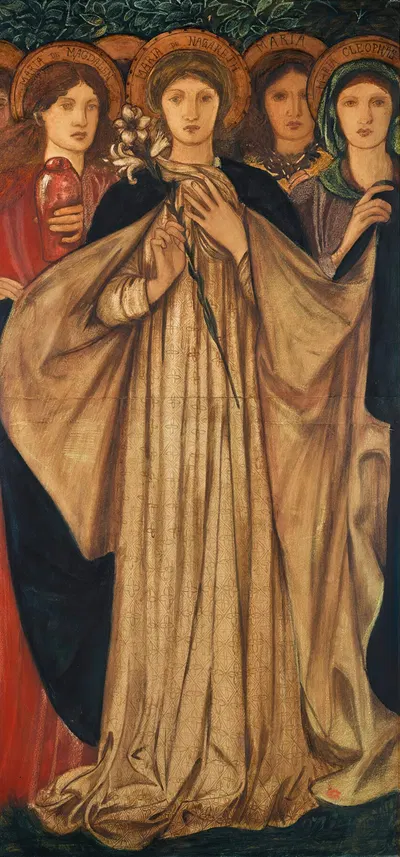 The Three Marys by Sir Edward Coley Burne-Jones — digital art print download