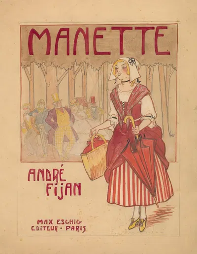 Manette de André Fijan by Ив Маревери, 1913 — digital art print download