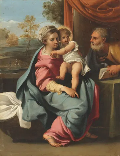 The Holy Family by Antonio Carracci — digital art print download