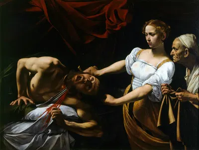 Judith beheading Holofernes by Caravaggio, 1599 — digital art print download