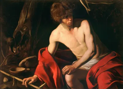 Saint John the Baptist by Caravaggio, 1603 — digital art print download