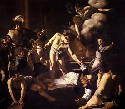 The Martyrdom of Saint Matthew by Caravaggio — digital art print download