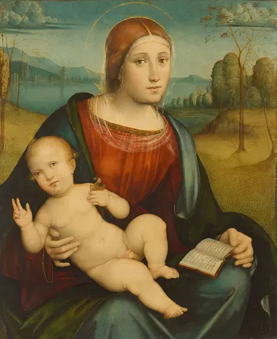 Madonna and Child by Франческо Франча — digital art print download