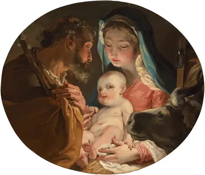 The Holy Family by Гаэтано Гандольфи — digital art print download