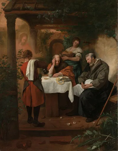 Supper at Emmaus by Jan Steen — digital art print download
