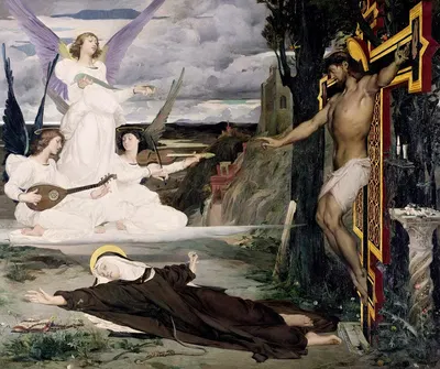 La Vision by Luc-Olivier Merson, 1872 — digital art print download