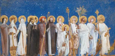 Saints en procession by Luc-Olivier Merson — digital art print download