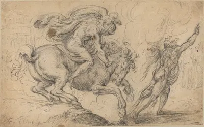 The Sacrifice of Marcus Curtius by Franz Cleyn — digital art print download