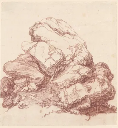 Weathered Boulders by Франц Эдмунд Вейроттер, c. 1769 — digital art print download