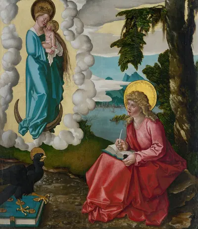 Saint John on Patmos by Ханс Бальдунг — digital art print download