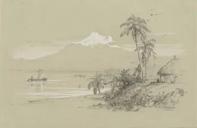 Magdalena River, New Granada, Equador by Фредерик Эдвин Чёрч, 1853 — digital art print download