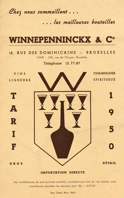 Reclame voor Maison Winnepenninckx by Albert Daenens — digital art print download