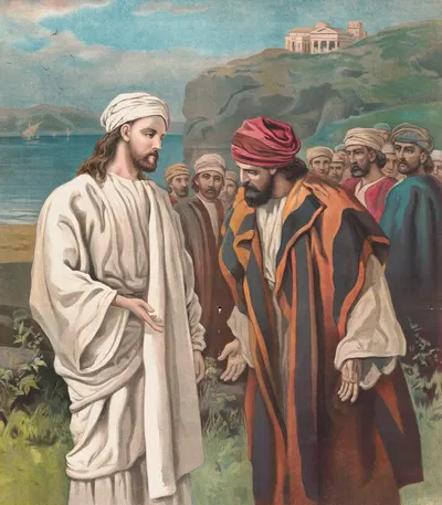 Peter's great confession by Providence Lith. Co, 1905 — digital art print download