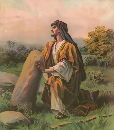 Jacob's vision and God's promise by Providence Lith. Co, 1906 — digital art print download