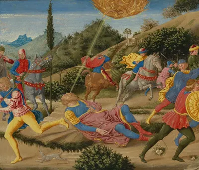The Conversion of Saint Paul by Benozzo Gozzoli — digital art print download
