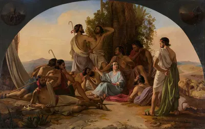 Josef erzählt seine Träume by Carl Wurzinger, 1845 — digital art print download