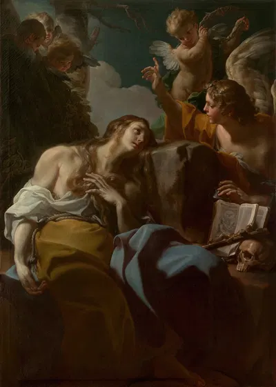 The Penitent Magdalen by Corrado Giaquinto — digital art print download