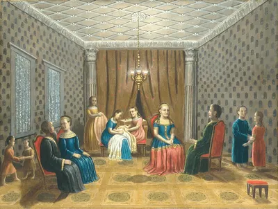 Egyptian Scene (possibly Moses and Zipporah) by Эрастус Солсбери Филд — digital art print download