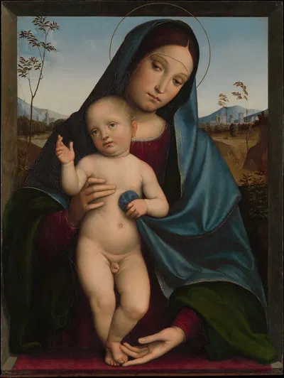 Madonna and Child by Франческо Франча — digital art print download