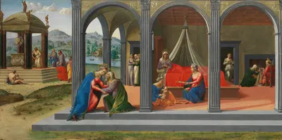 Scenes from the Life of Saint John the Baptist by Франческо Граначчи — digital art print download