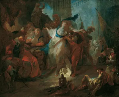 Susanna vor den Richtern by Франц Антон Маульберц, 1750-1755 — digital art print download