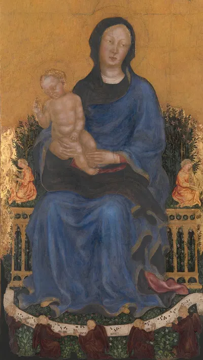 Madonna and Child with Angels by Gentile da Fabriano — digital art print download