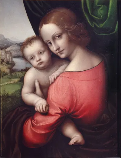 Madonna of the Apple by Giampietrino (Giovanni Pietro Rizzoli) — digital art print download