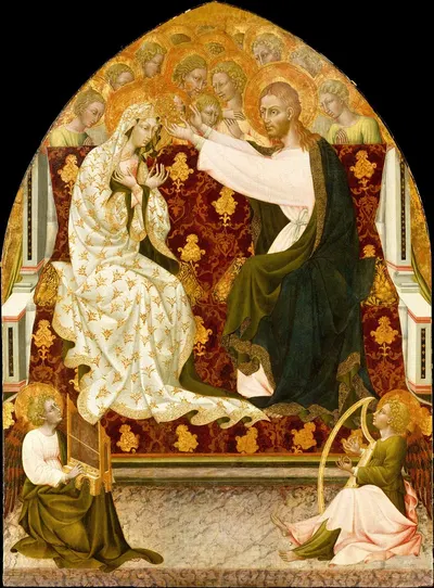 Coronation of the Virgin by Giovanni di Paolo — digital art print download