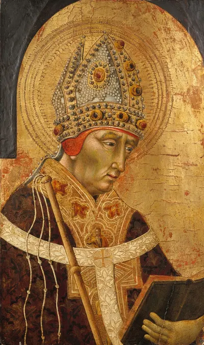 Saint Ambrose by Giovanni di Paolo — digital art print download