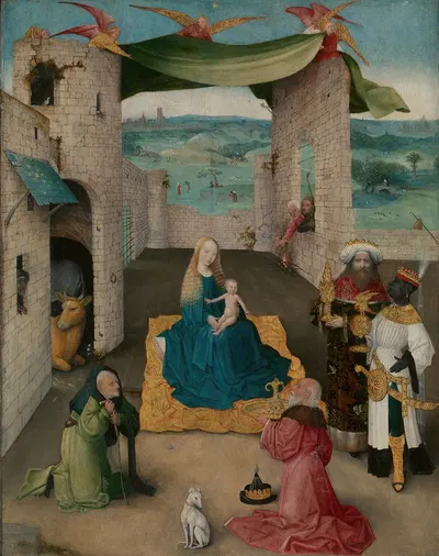 The Adoration of the Magi by Hieronymus Bosch — digital art print download