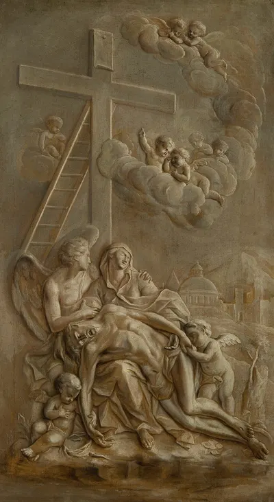 Beweinung Christi by Jakob Kellner — digital art print download