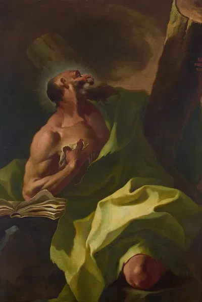 Der Apostel Andreas by Johann Lucas Kracker, 1754 — digital art print download