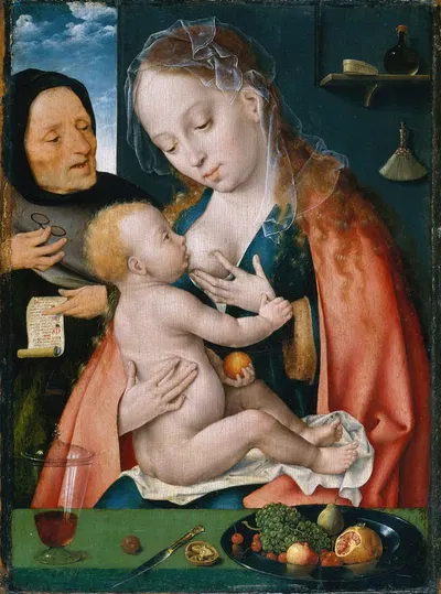 The Holy Family by Йос ван Клев — digital art print download