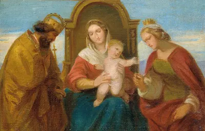 Sacra Conversazione by Иосиф Хасслвандер — digital art print download