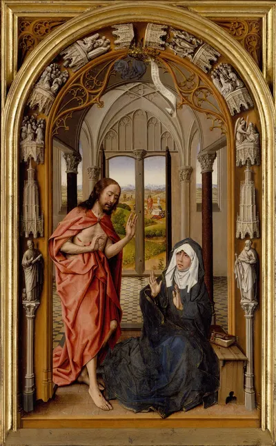 Christ Appearing to His Mother by Хуан де Фландес — digital art print download