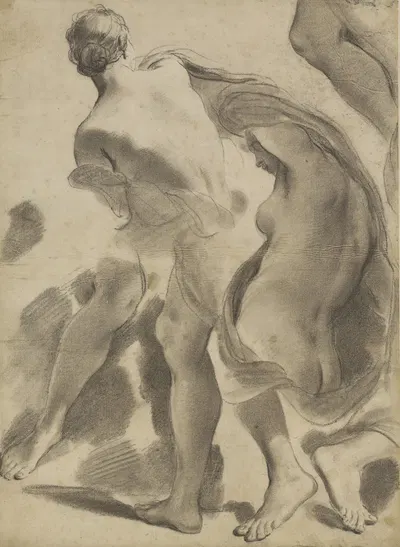 Studies of Female Nudes by Гаэтано Гандольфи, 1785-1790 — digital art print download