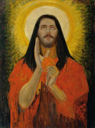 Christus by Макс Курцвейл, 1915 — digital art print download