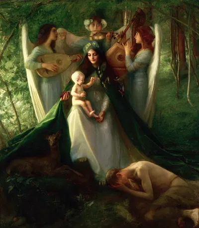 Consolatrix Afflictorium by Паскаль-Адольф-Жан Даньян-Бувере, 1899 — digital art print download