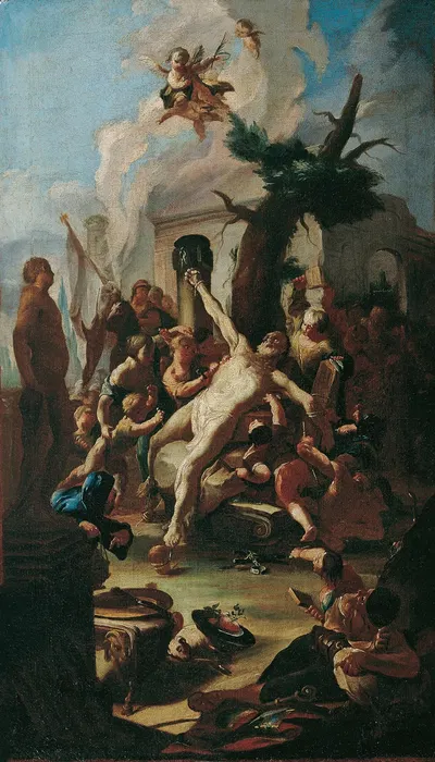 Die Marter des heiligen Cassian by Paul Troger, 1751-1753 — digital art print download