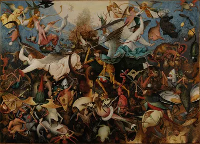 The Fall of the Rebel Angels by Питер Брейгель Старший, 1562 — digital art print download