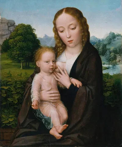 Virgin and Child by Simon Bening — digital art print download